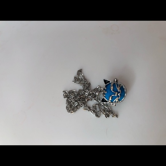 OPTIONS Antique Silver Stone Aromatherapy Pendant Essential Oil Diffuse Jewelry - Picture 4 of 9